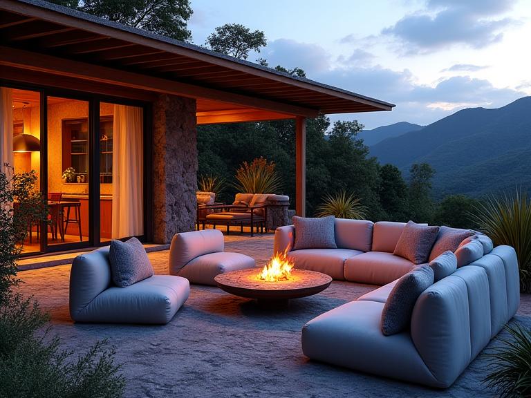 Outdoor Living Space Volcanic Theme Benguet
